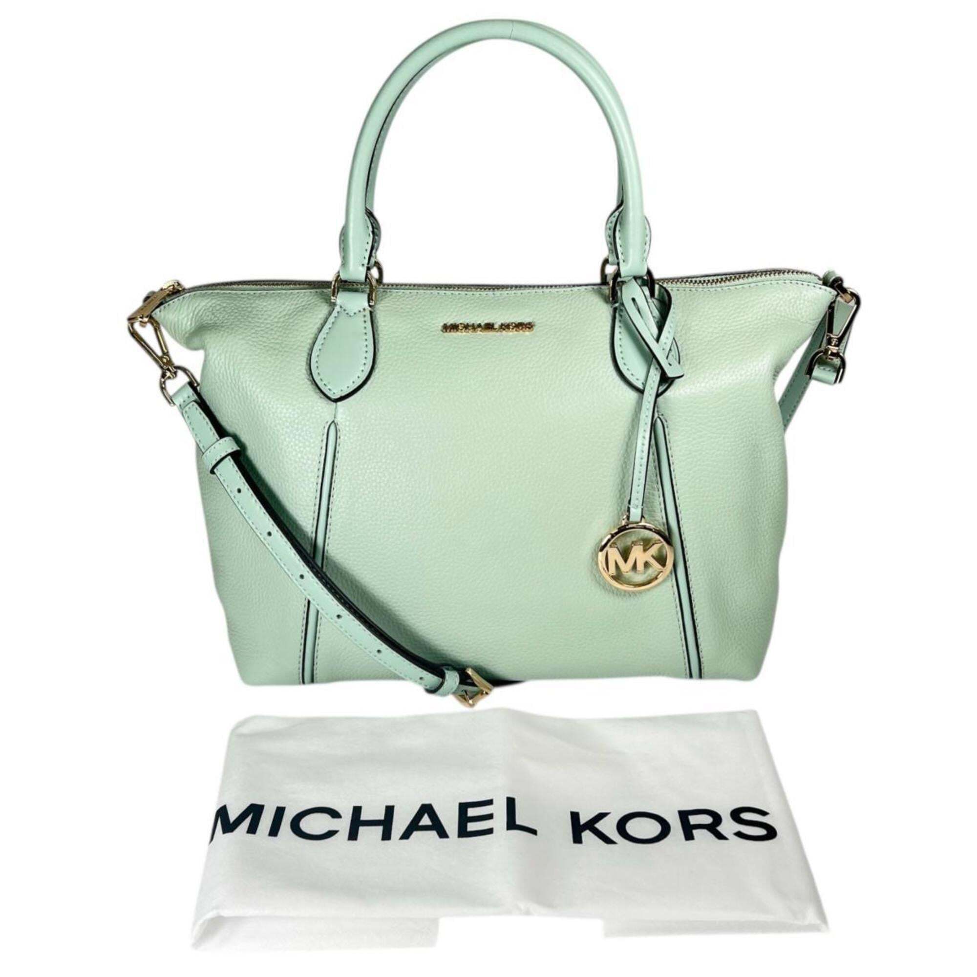 Michael Kors 2-Way Handbag/Satchel/Shoulder Bag 35s0gyzs3l Light Green